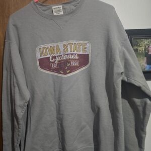 Gray Iowa State Cyclones Sweatshirt